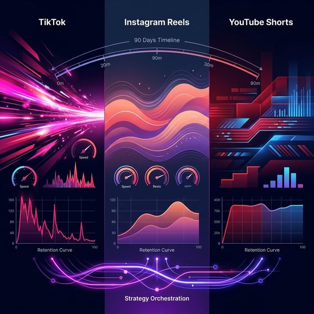 Comment une Agence Exploite TikTok, Reels et Shorts Différemment (Vélocité Comportementale)
